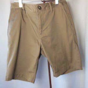 Khaki Chino Bermuda shorts, sz 28X9  Blue Crown Tan shorts, 3 pocket like new